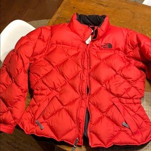 The North Face Red Puffer Women’s Size M Red